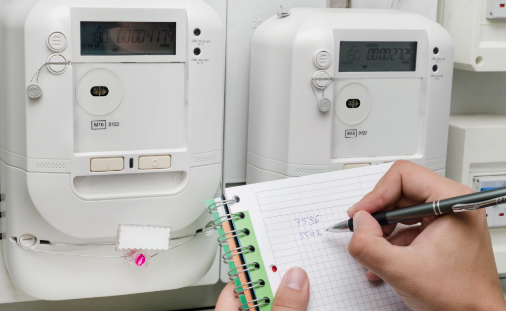 leituras de eletricidade